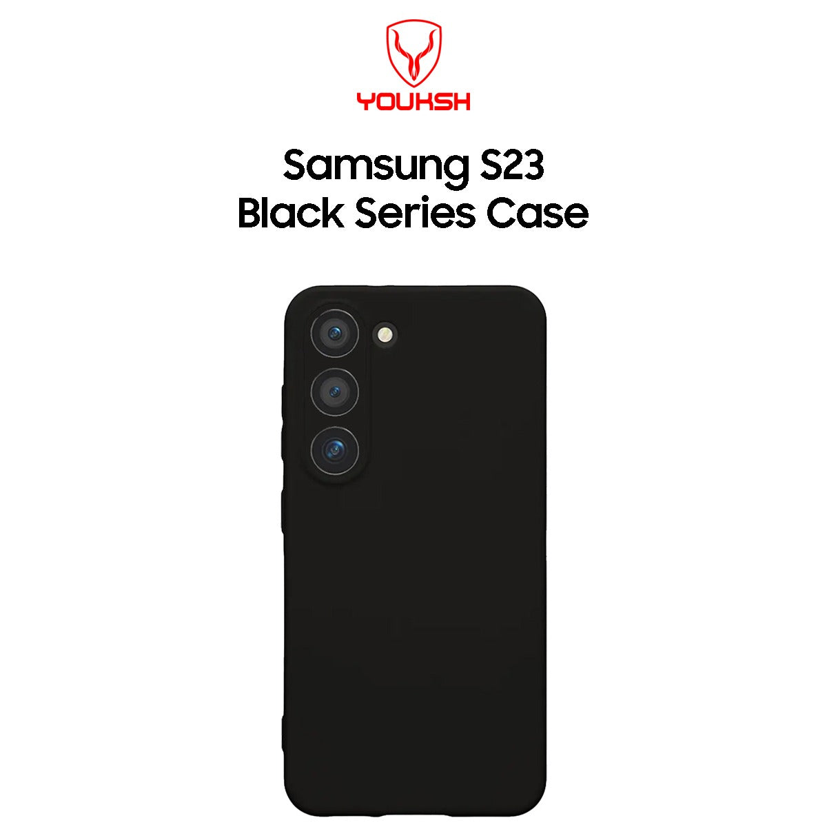 Samsung Galaxy S23 Black Silicone Case