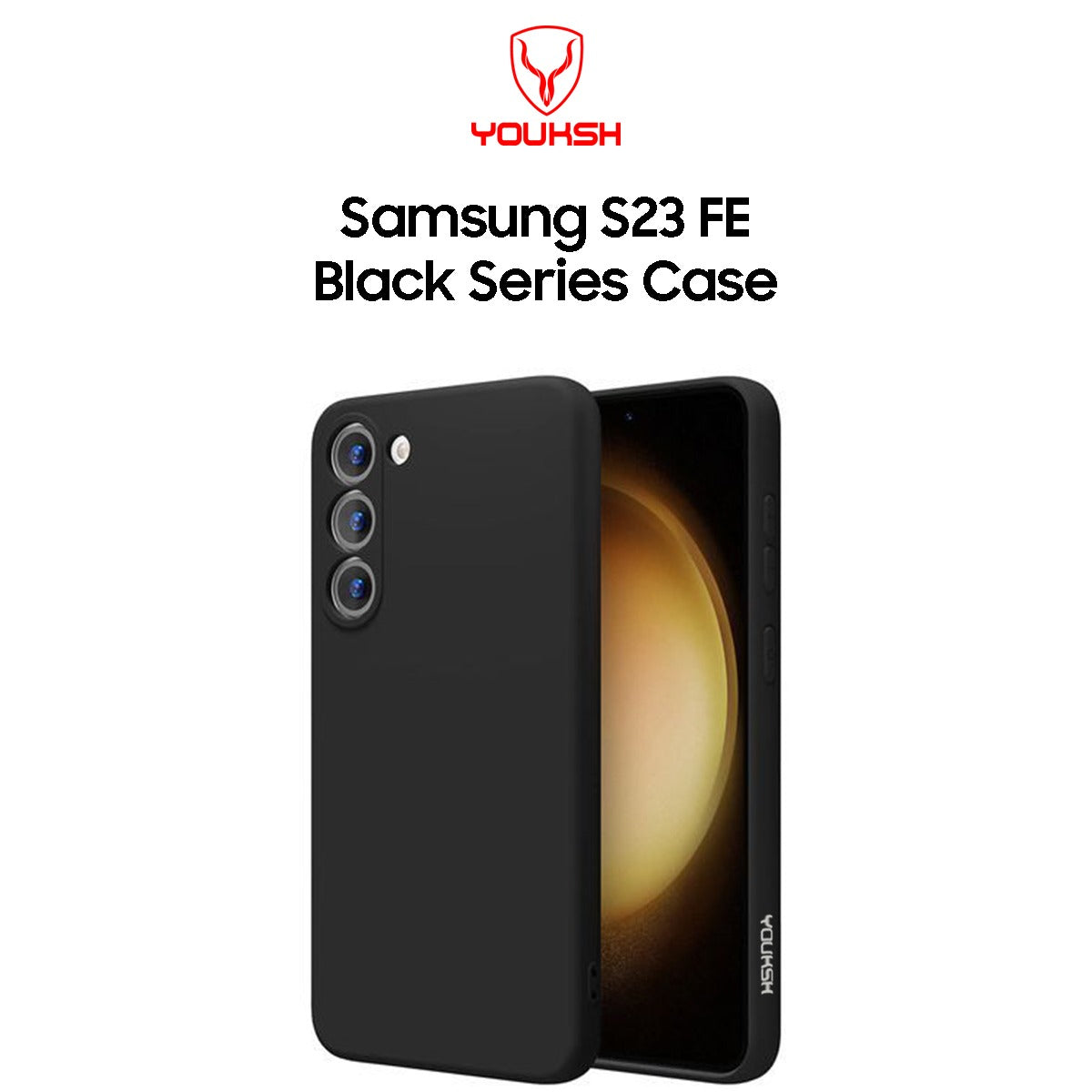 Samsung Galaxy S23 FE Black Silicone Case