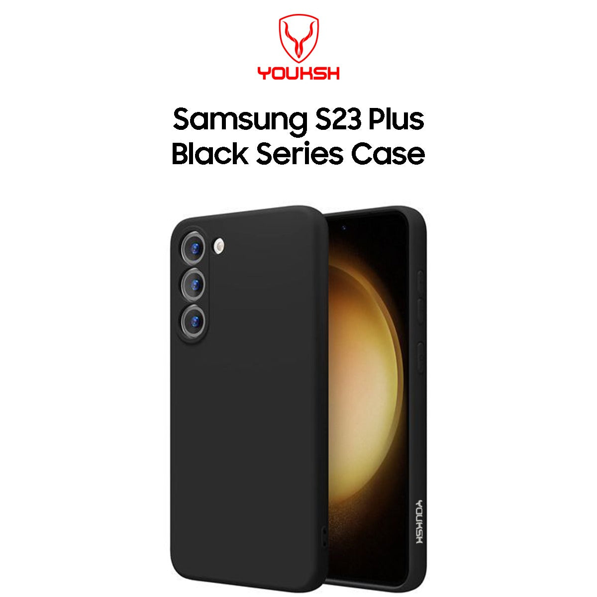 Samsung Galaxy S23 Plus Black Silicone Case