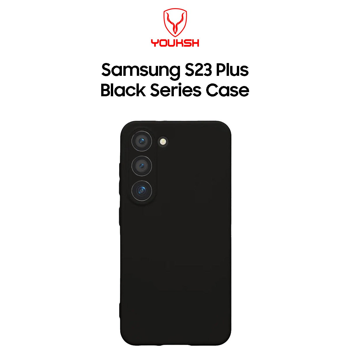 Samsung Galaxy S23 Plus Black Silicone Case