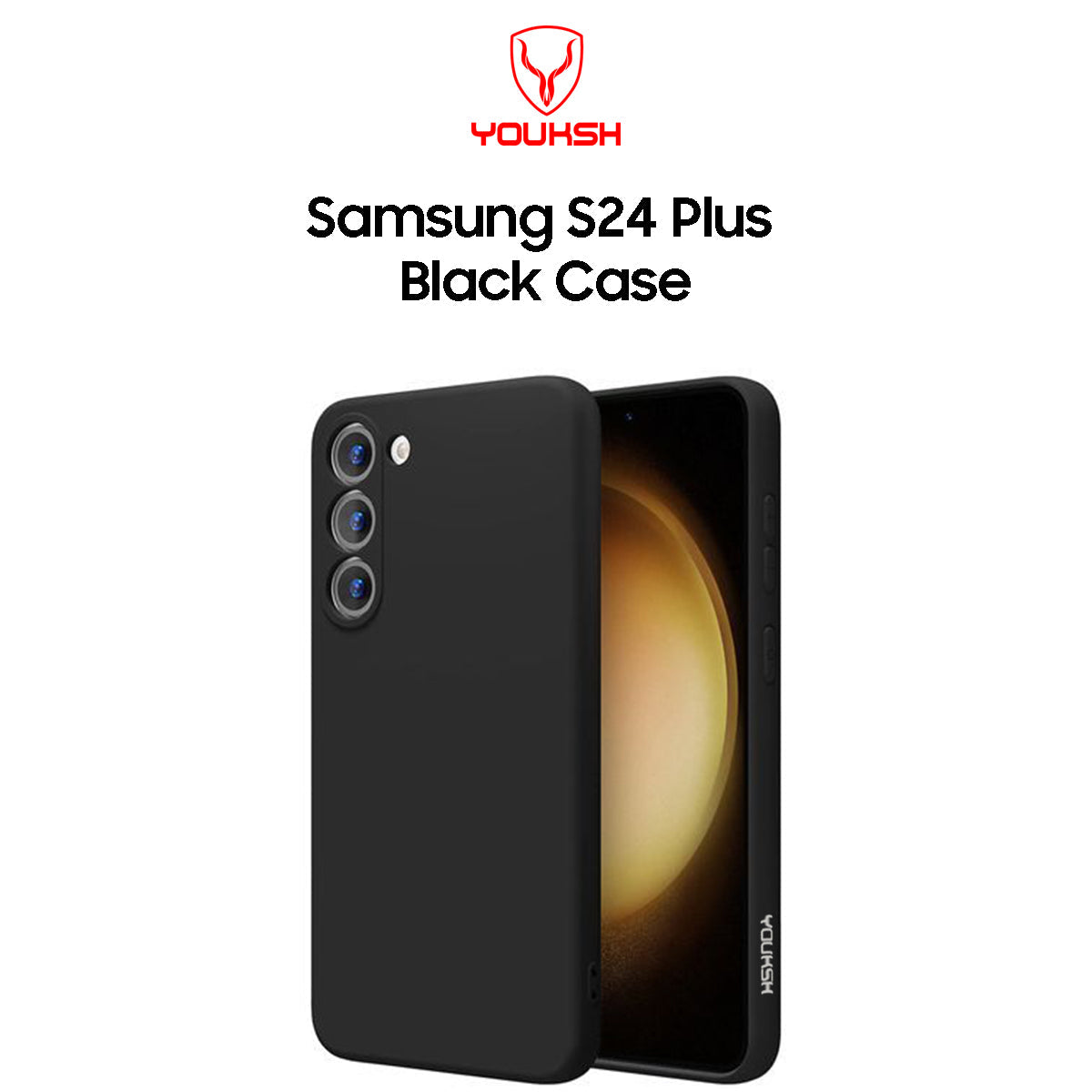 Samsung Galaxy S24 Plus Black Silicone Case