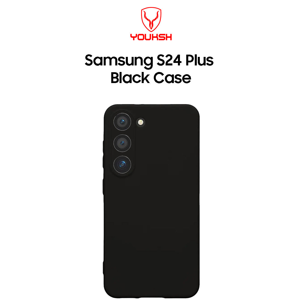 Samsung Galaxy S24 Plus Black Silicone Case