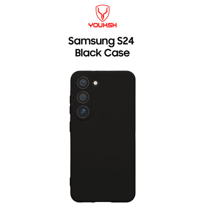Samsung Galaxy S24 Black Silicone Case
