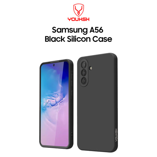 Samsung Galaxy A56 Black Silicon Case
