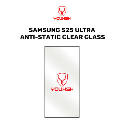 Samsung Galaxy S25 Ultra (Anti-Static Clear Glass Protector)