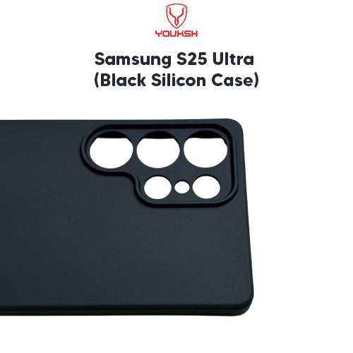 Samsung Galaxy S25 Ultra (Black Silicone Case)