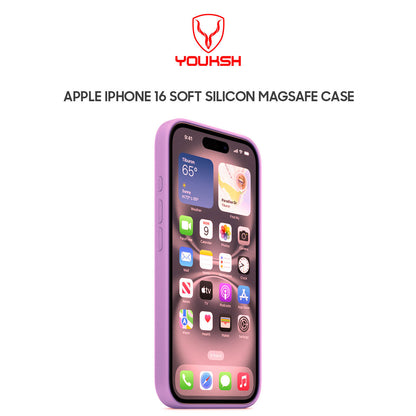 Apple iPhone 16 Soft Silicon Case with MagSafe