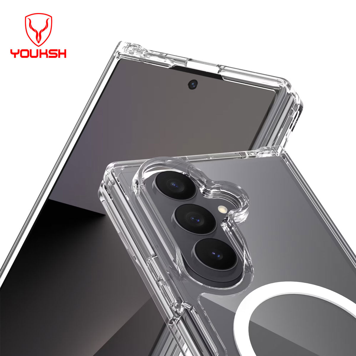 Samsung Galaxy Z Fold 8 Ultra Transparent MagSafe Case
