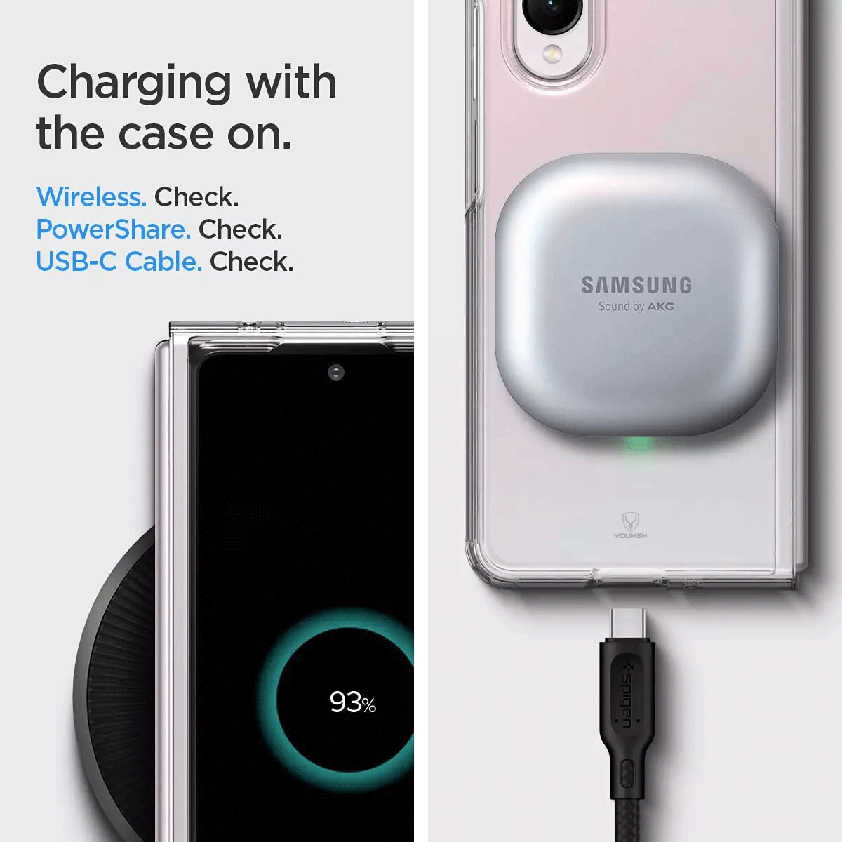 Samsung Galaxy Z-Fold 3 - Transparent Case (Shock Proof)