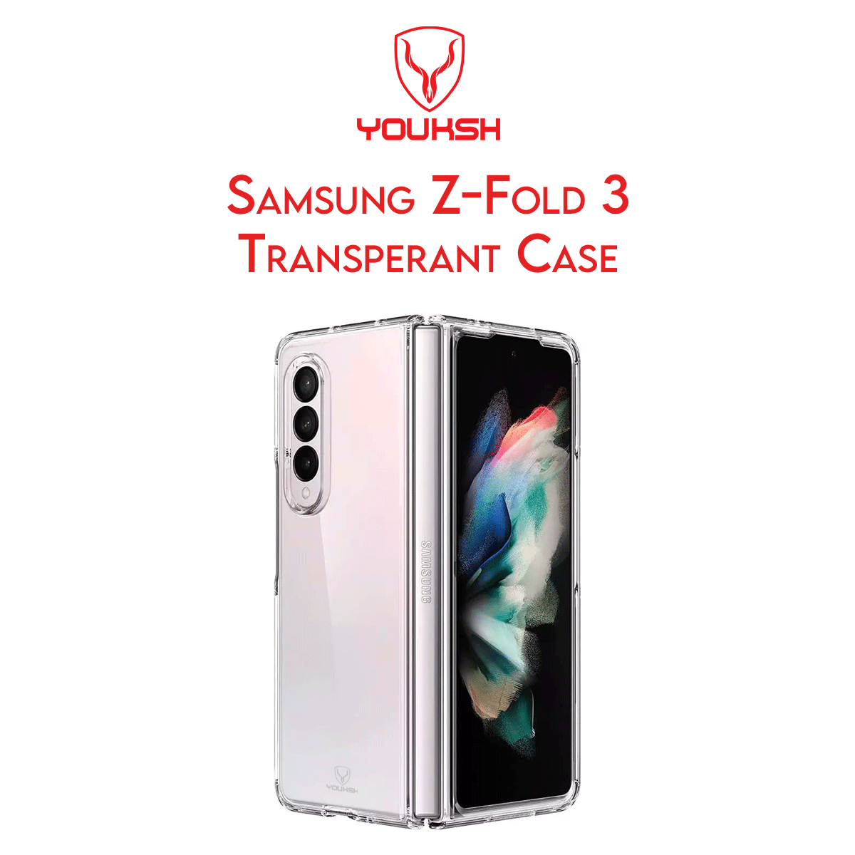Samsung Galaxy Z-Fold 3 - Transparent Case (Shock Proof)