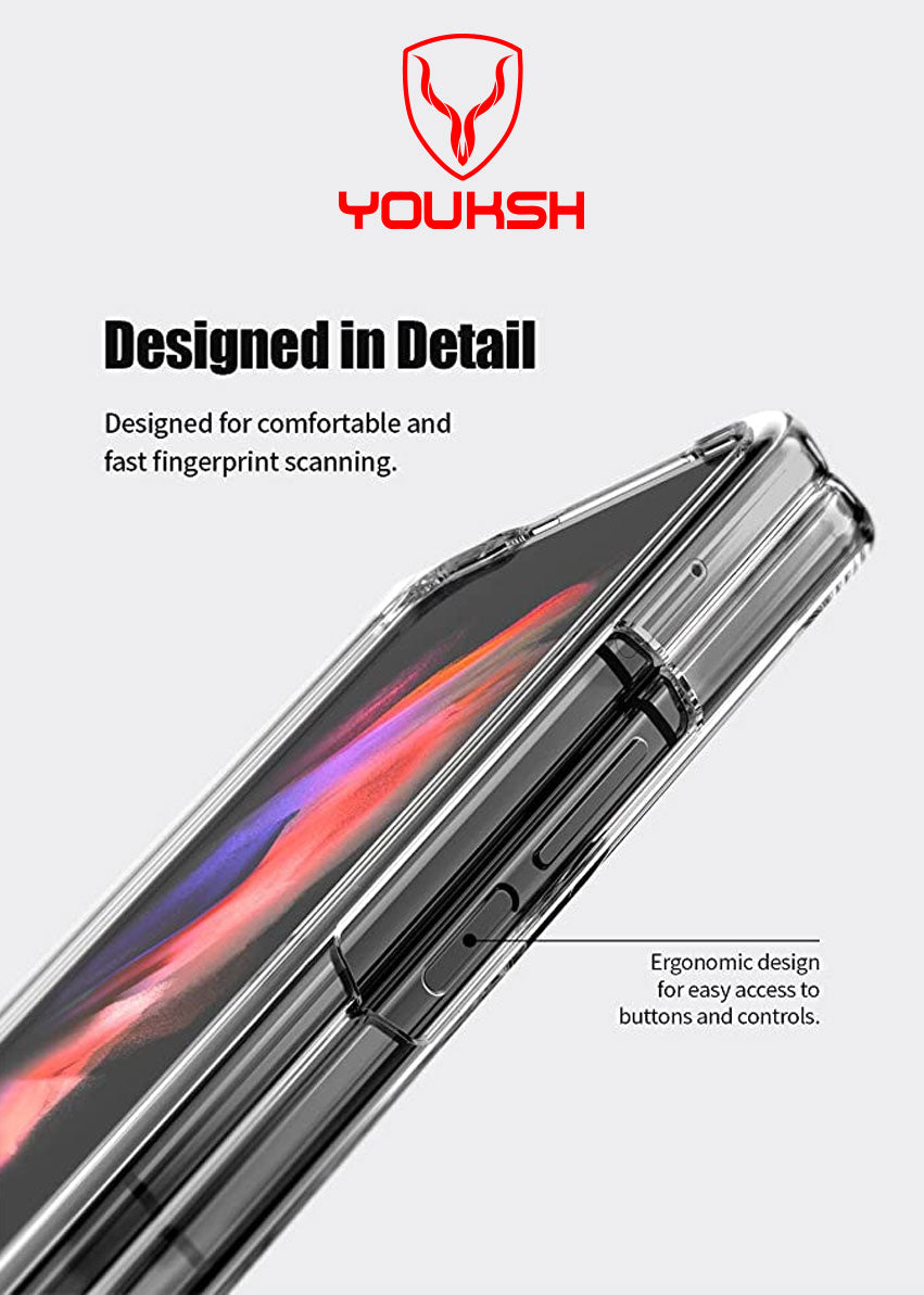 Samsung Galaxy Z-Fold 4 (5G) Transparent Case (Shock Proof)