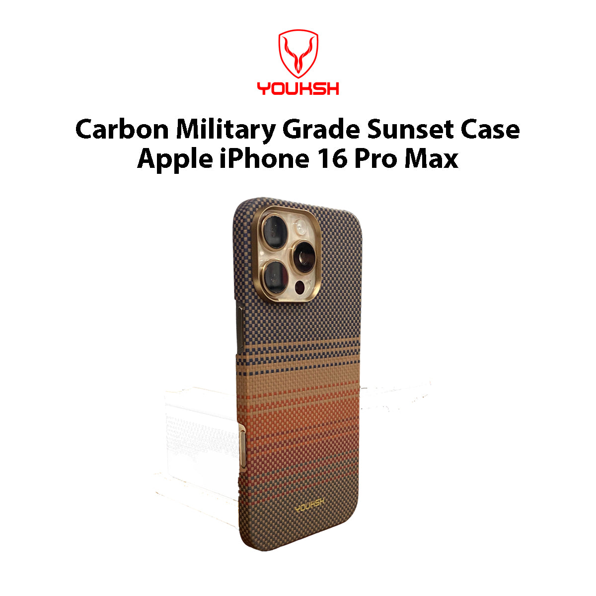 Apple iPhone Carbon Military Grade Sunset Case For 16 Pro Max