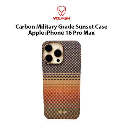 Apple iPhone Carbon Military Grade Sunset Case For Iphone 16 Pro Max