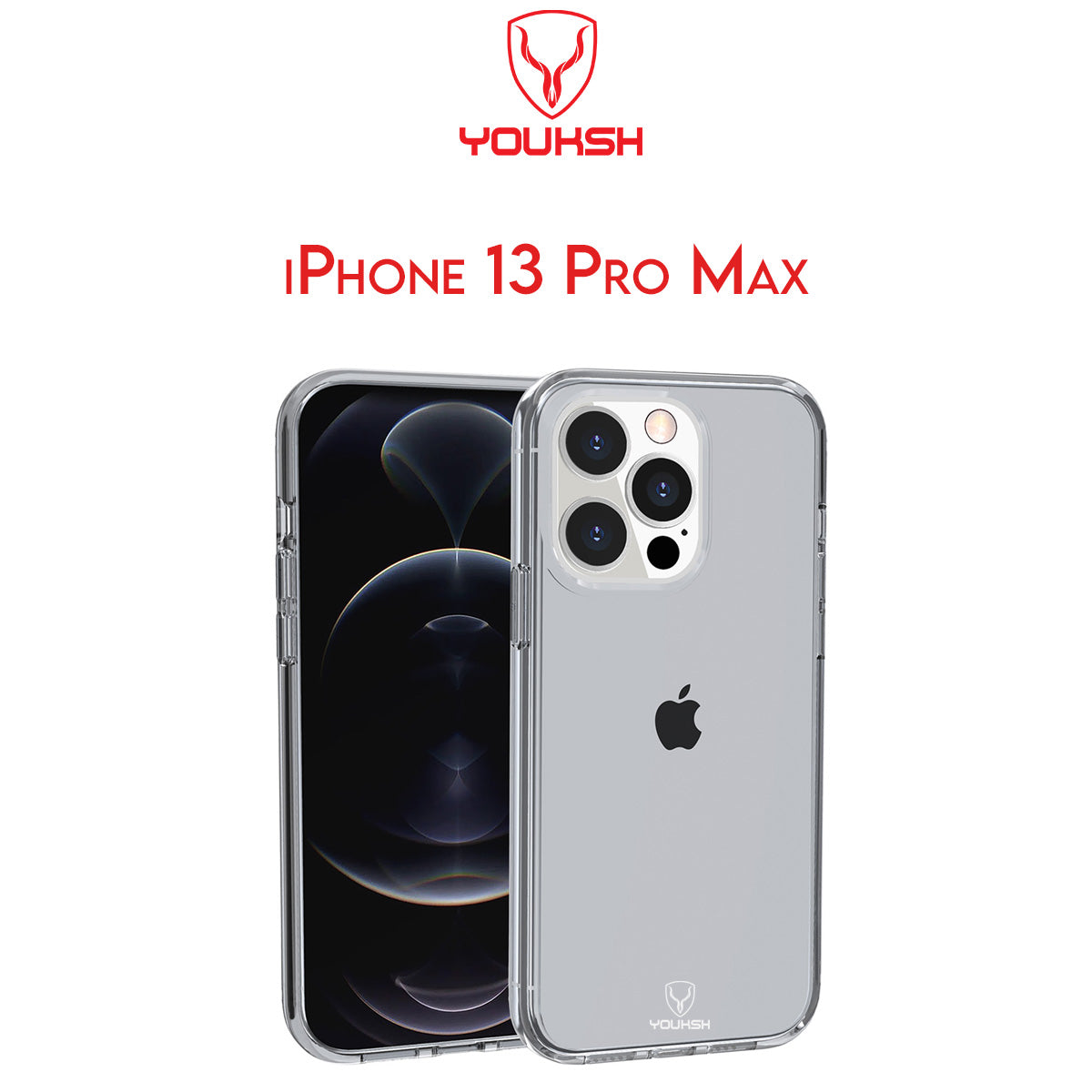 Apple iPhone 13 Pro Max (6.7) Transparent Case (Shock Proof)