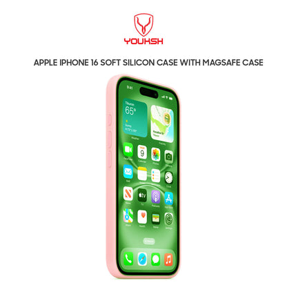 Apple iPhone 16 Soft Silicon Case with MagSafe