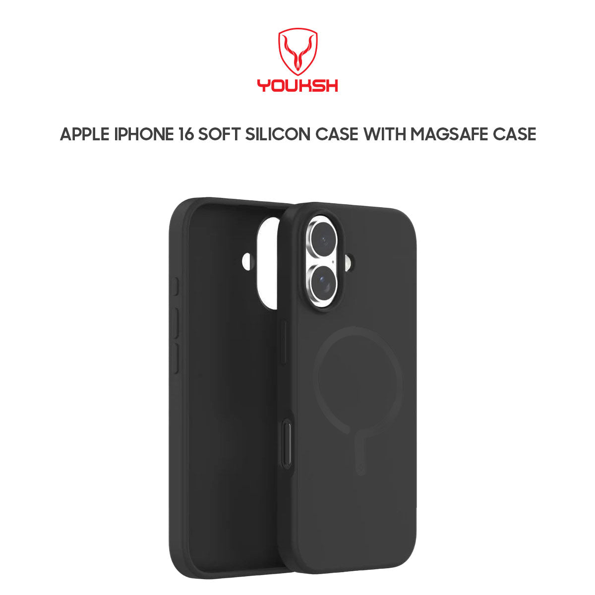 Apple iPhone 16 Soft Silicon Case with MagSafe
