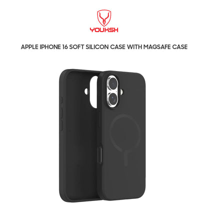 Apple iPhone 16 Soft Silicon Case with MagSafe