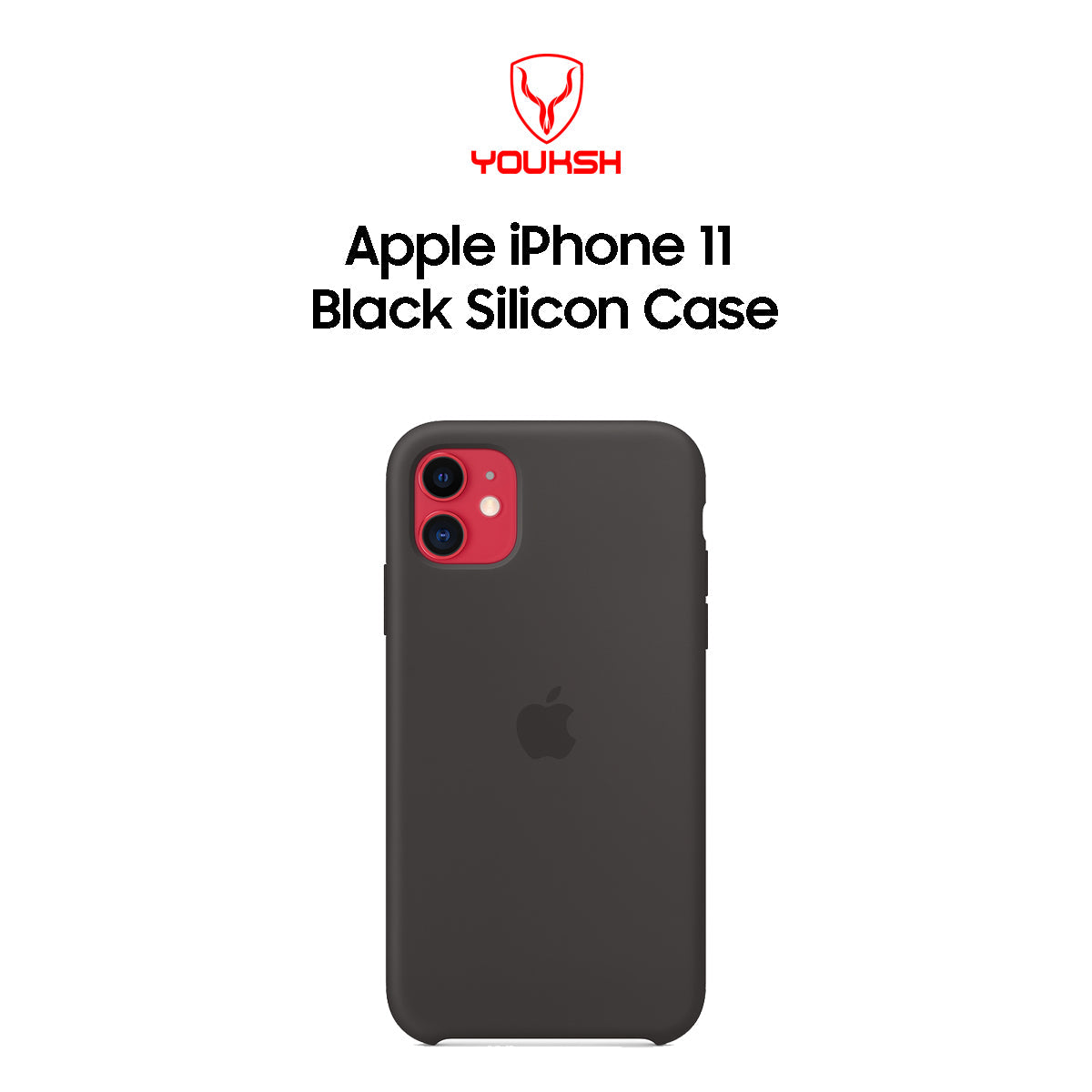Apple iPhone 11 Black Silicone Case