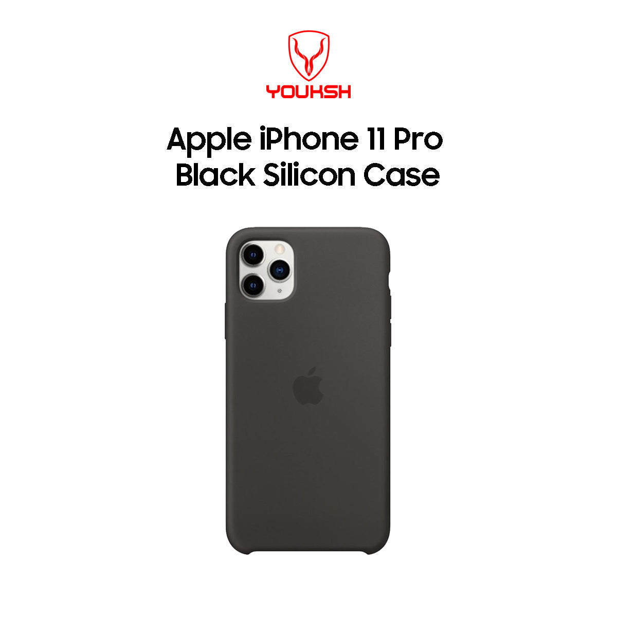 Apple iPhone 11 Pro Black Silicone Case