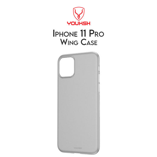Youksh Apple Iphone 11 Pro (5.8) - Wing Case Paper Back Cover - Ultra Thin Lightweight Paper Back Cover - Paper Back Case (White) - For Iphone 11 Pro (5.8).