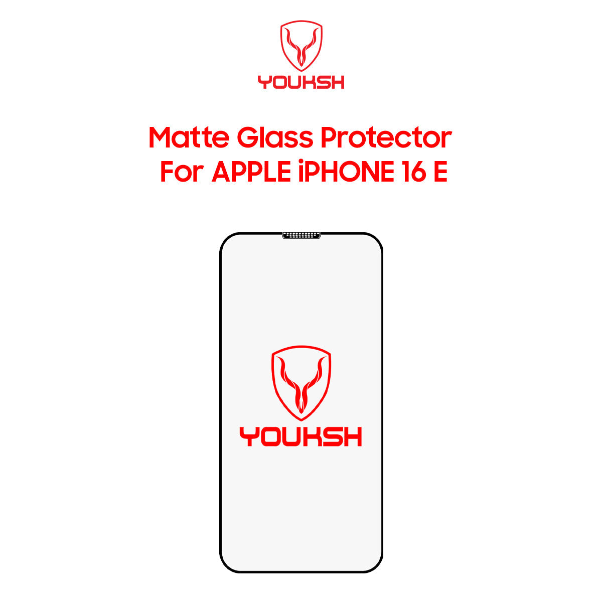 Apple iPhone 16e Matte Glass Protector