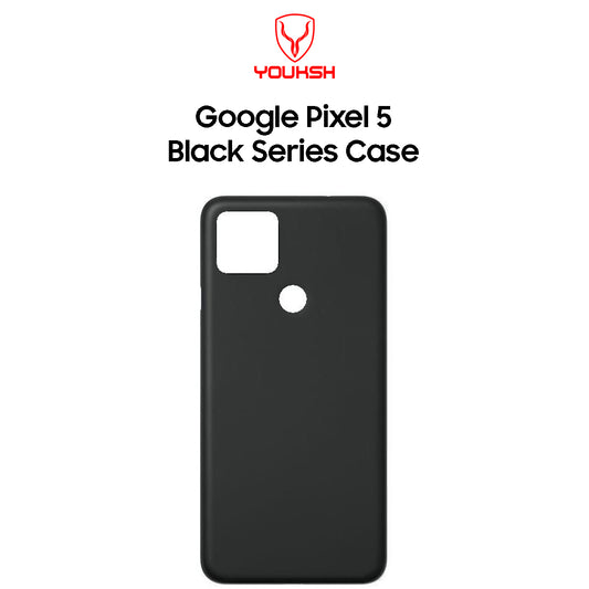 Google Pixel 5 Black Silicon Case