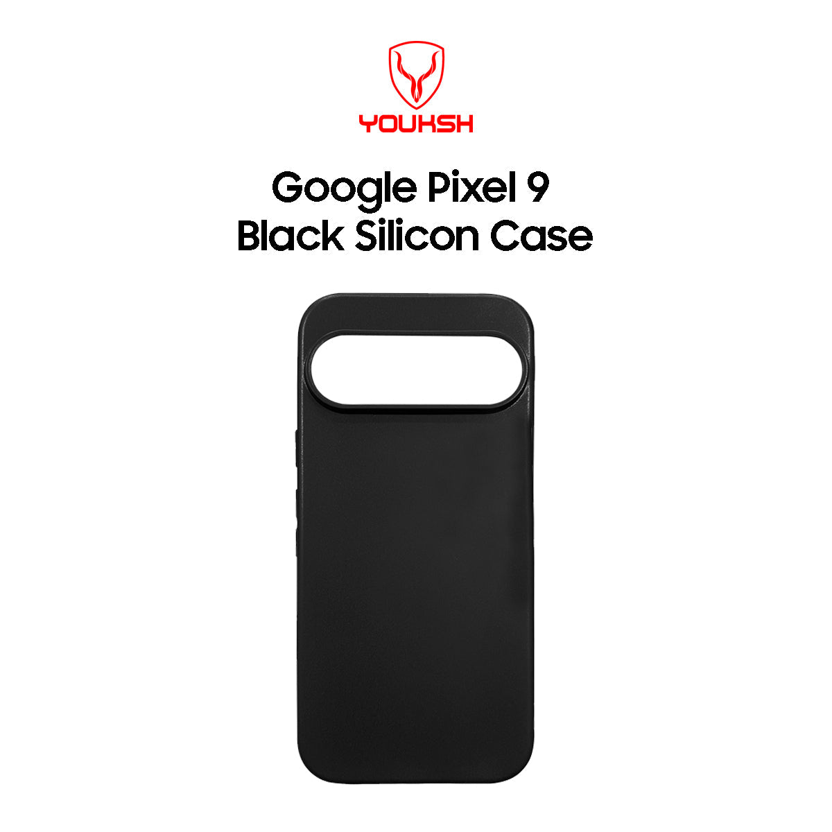 Google Pixel 9 Black Silicone Case