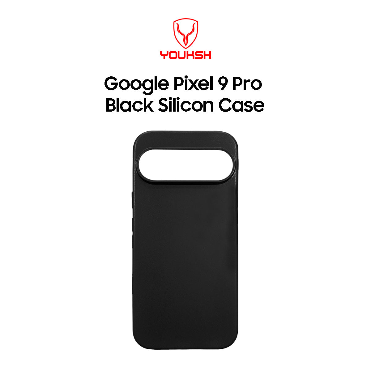 Google Pixel 9 Pro Black Silicone Case