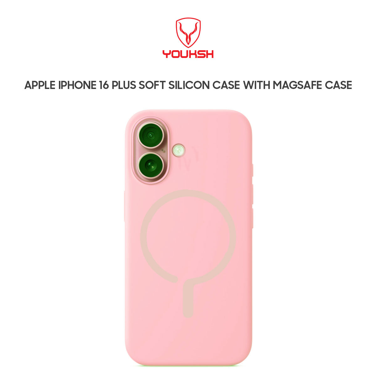 Apple iPhone 16 Plus Soft Silicon case with MagSafe