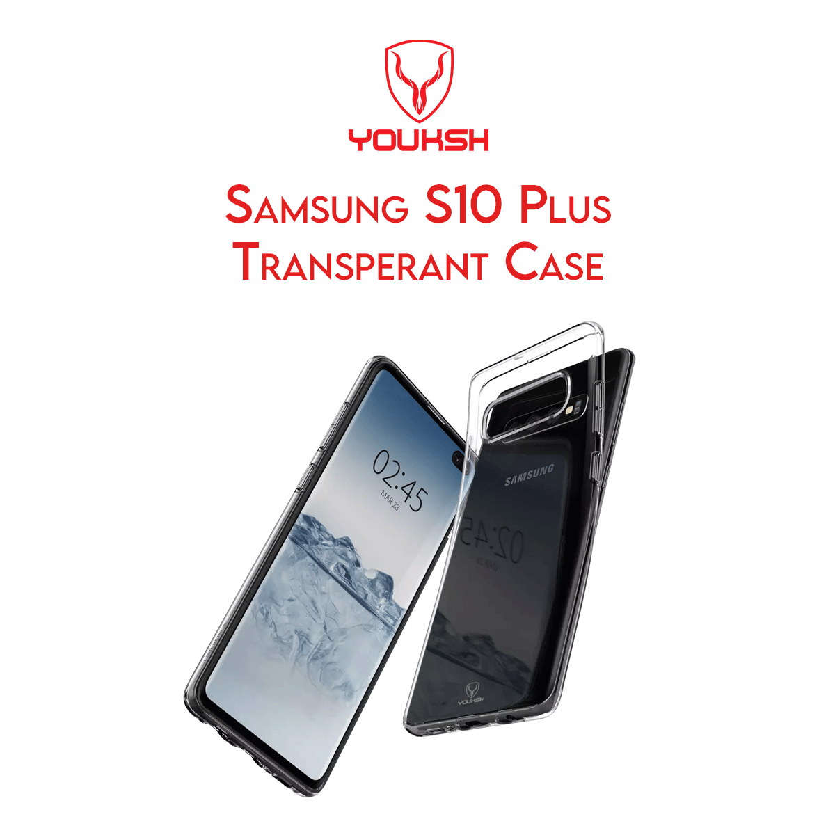 Samsung Galaxy S10 Plus Transparent Case (Shock Proof)