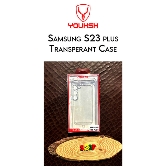 YOUKSH Samsung Galaxy S23 Plus Transparent Case - Samsung Galaxy S23 Plus Transparent Jelly Back Cover - Samsung Galaxy S23 Plus Soft Shock Proof Transparent Back Pouch - Samsung Galaxy S23 Plus Crystal Clear Cover.