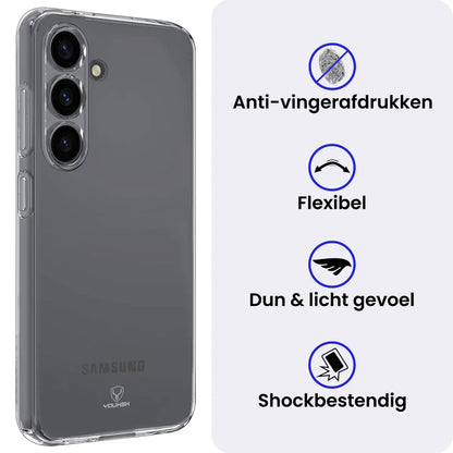 Samsung Galaxy S25 Fe Transparent Case.