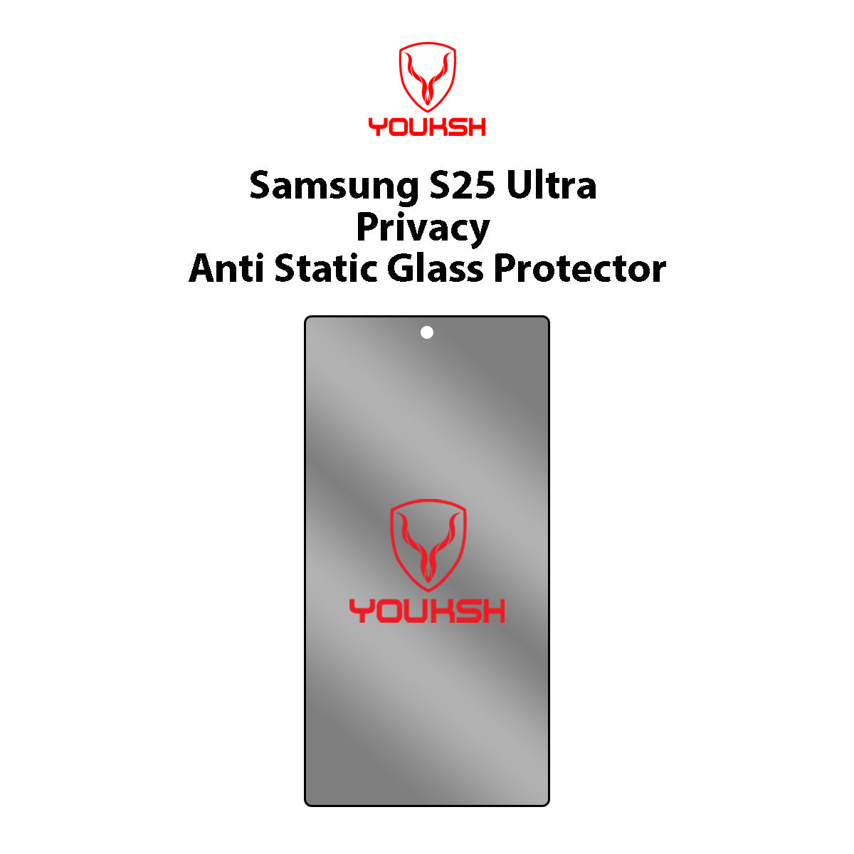 Samsung Galaxy S25 Ultra (Privacy Anti-Static Glass Protector)