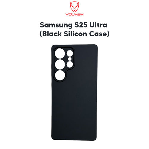 Samsung Galaxy S25 Ultra (Black Silicone Case)