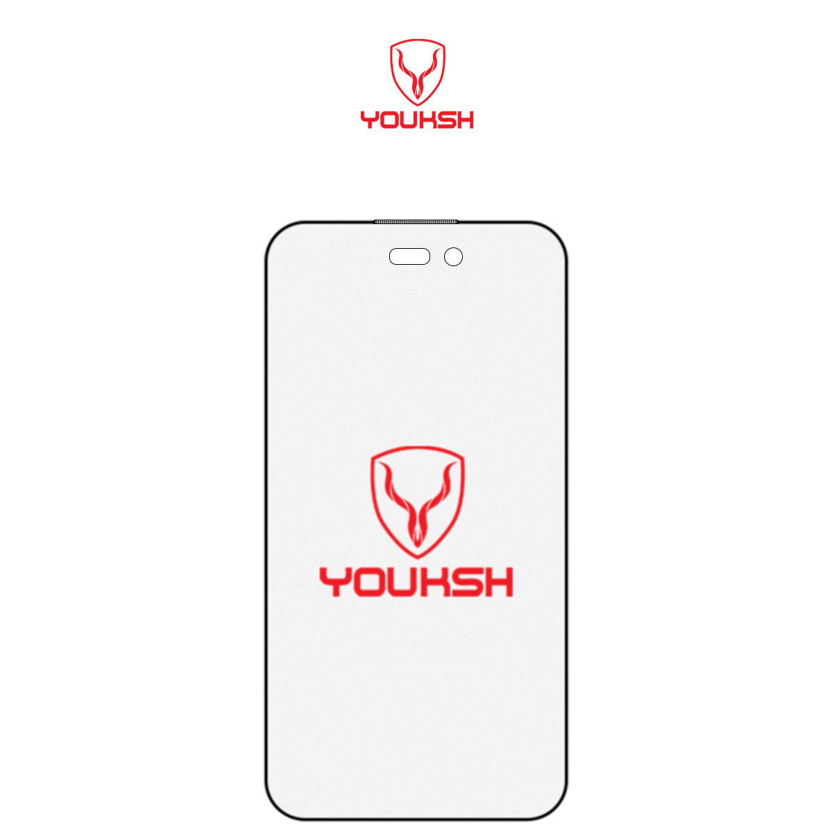 YOUKSH Apple iPhone 17 Pro Matte Anti Static AntiStatic Glass Protector - Apple iPhone 17 Pro Anti Static Matte AntiStatic Glass - With YOUKSH Installation kit.