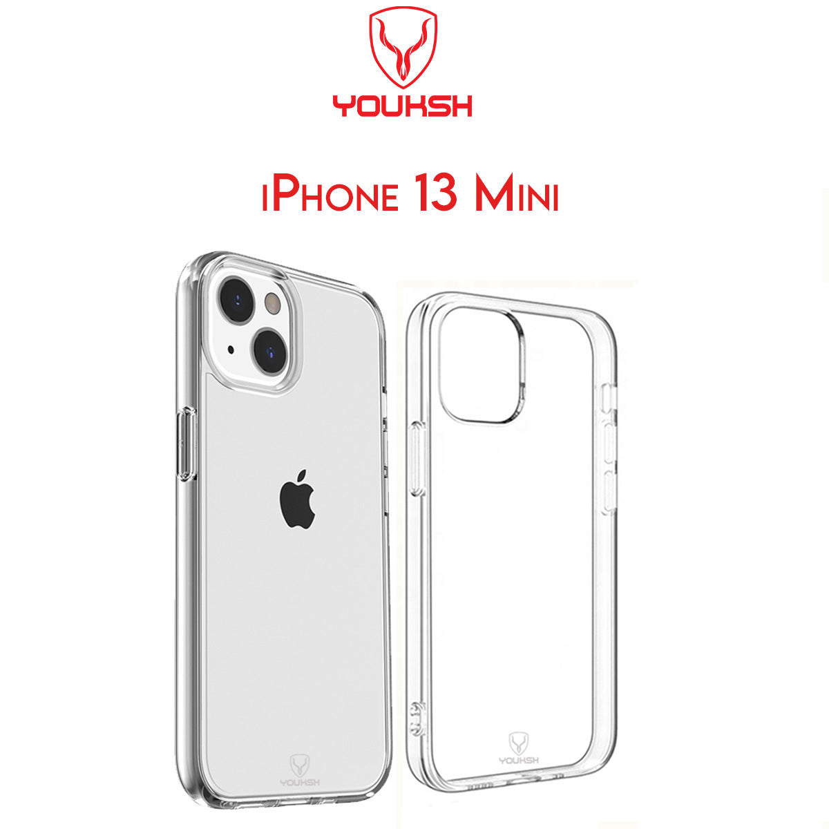 Apple iPhone 13 Mini (5.4) Transparent Case (Shock Proof)
