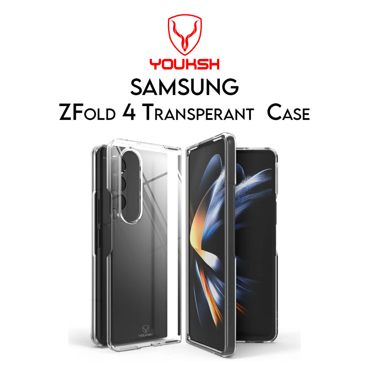 Samsung Galaxy Z-Fold 4 (5G) Transparent Case (Shock Proof)